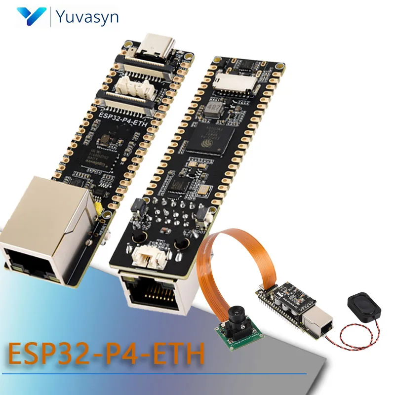 ESP32-P4-ETH ESP32 P4 Development Board With 32MB Nor Flash RJ45 Ethernet Port for AI Deepseek with Raspberry Pi Pico