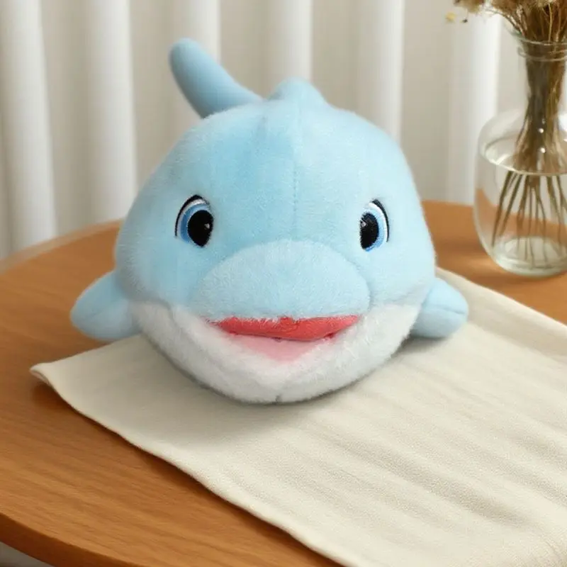 35 cm pluche dolfijn speelgoed schattig blauw roze dier gevuld pluche cartoon speelgoed voor jongens meisjes kerst verjaardagscadeaus