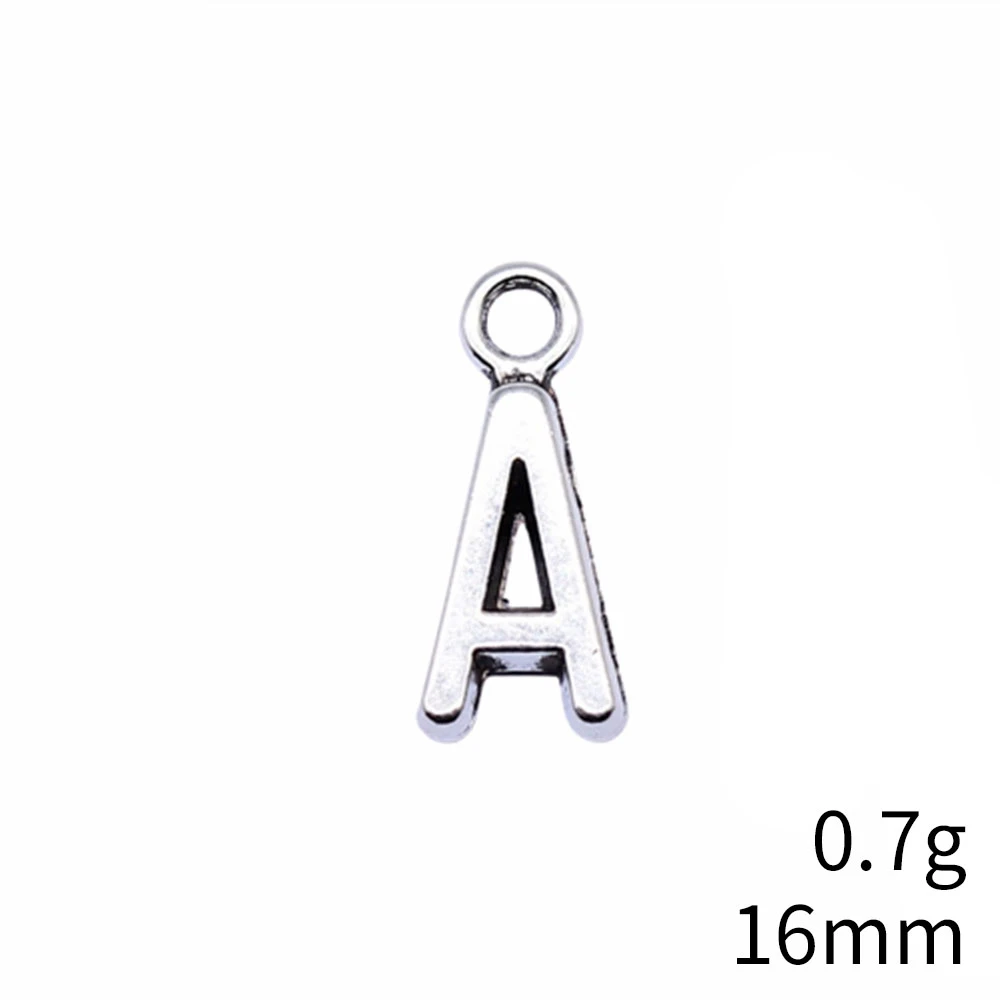Graduation Charms Pendant Antique Silver Alphabet Tag Letters Jewelry Creation Charms Car Pendant