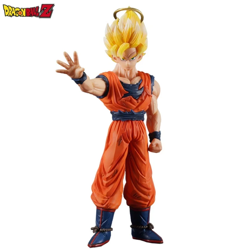 Dragon Ball Goku Super Saiyan 2 Standing Position Anime Figure Model Garage Kit Collection Ornament Toy Desktop Decoratio