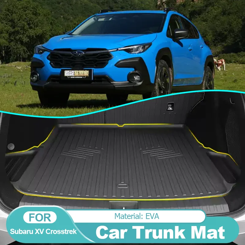 

for Subaru XV Crosstrek Impreza 2018~2024 Car Rear Trunk Mat Waterproof Protective Liner Trunk Tray Floor Mats Car Accessories