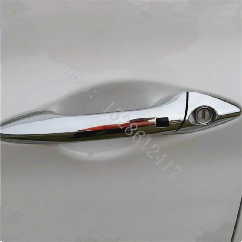 For Hyundai Elantra 2011 2012 2013~2016 Chrome Side Door Handle Bar Cover Catch Trim Molding Cap Moulding Car Styling