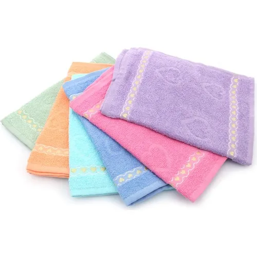 Homewilla 30x50 cm Heart Patterned 12LI Kitchen Towel Set