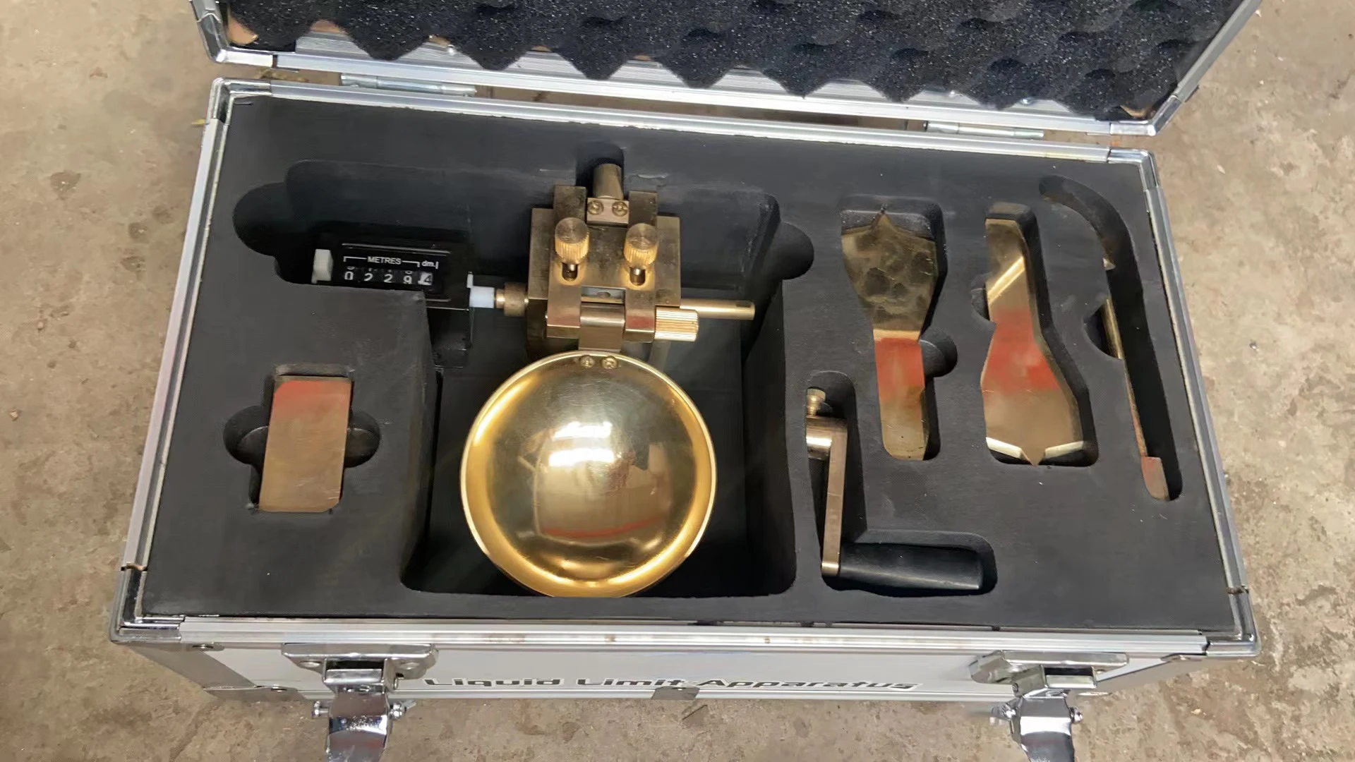 2026-Manual Liquid Limit Apparatus  Casagrande Method  SOIL HAND CASAGRANDE APPARATUS PENETROMETER