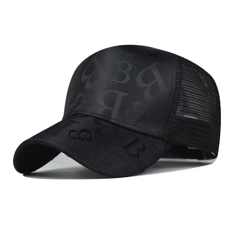 Fashion Designer Mesh Breathable Ponytail Rebound Hat Outdoor Casual Sun Protection Shade Cap Branded Baseball Cap 2