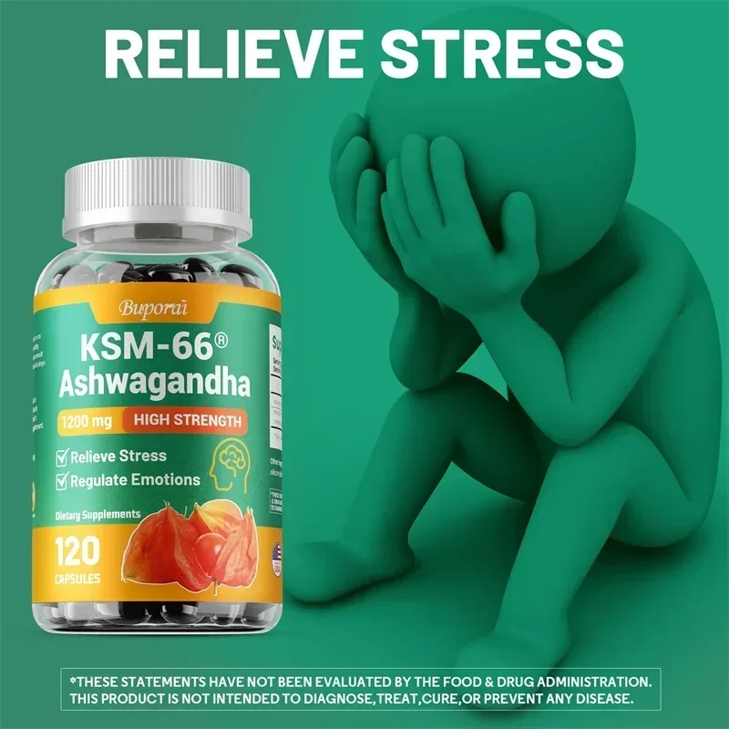 KSM-66 Ashwagandha - Promotes Overall Health, Balances Cortisol Levels, Regulates Mood, Relieves Stress, and Improves Energy - Image 4