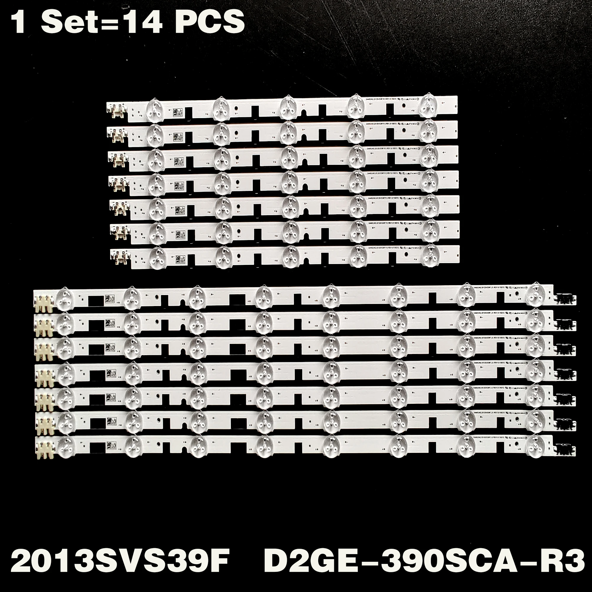 14pcs LED strip For 2013SVS39F D2GE-390SCA-R3 D2GE-390SCB-R3 For Samsung UE39F5000 UE39F5500 UE39F5370 UA39F5008AR UA39F5088AR