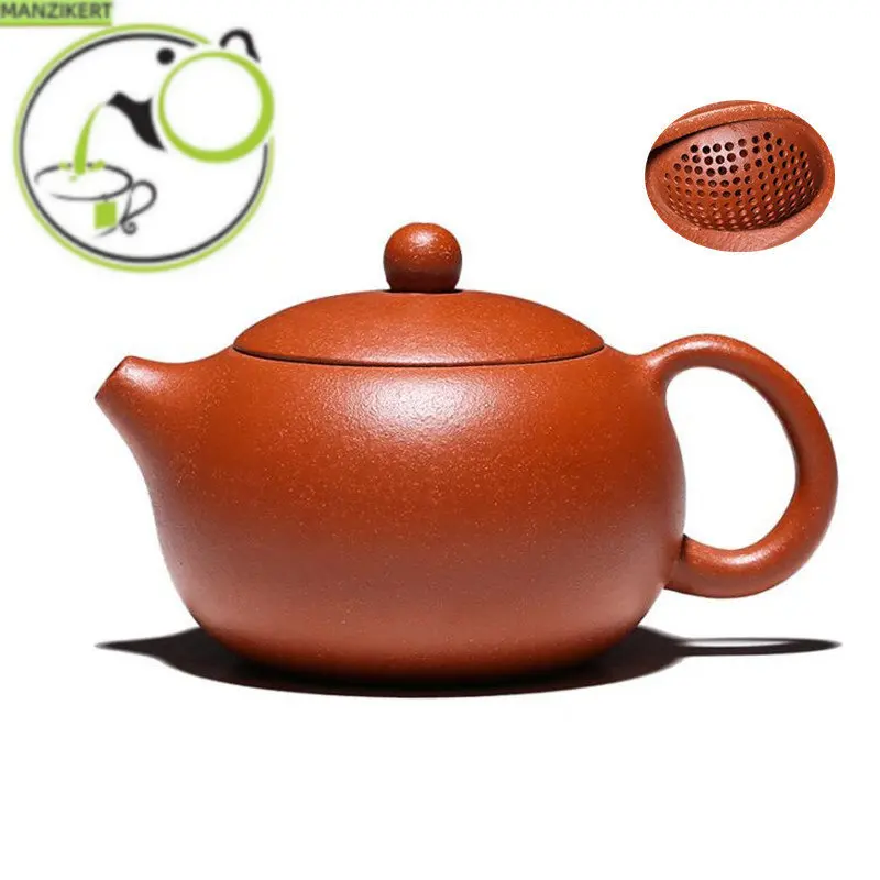 

190ml Authentic Yixing Purple Clay Teapot Master Handmade Ball Hole Filter Xi Shi Tea Pot Beauty Kettle Chinese Zisha Tea Set