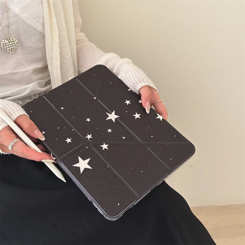 Cute Stars Tablet Case for iPad Pro iPad 10th Pro11 2025 2024 Pro13  Air 4 5 6 7 8 10.9 Ipad 7 8 9 10.2 5 6 9.7 inch Air3 10.5
