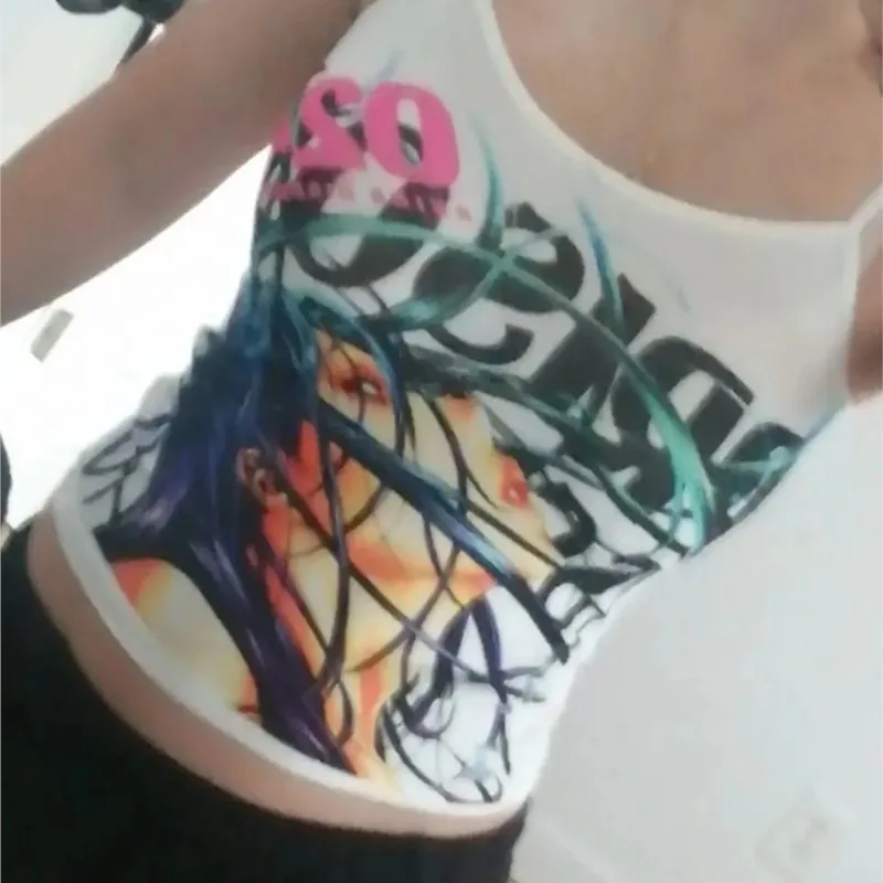 

Эмо женская одежда готическая одежда в стиле гранж для женщин японский Y2k аниме девушка женские футболки Kpop 2000-х топы Harajuku Kawaii