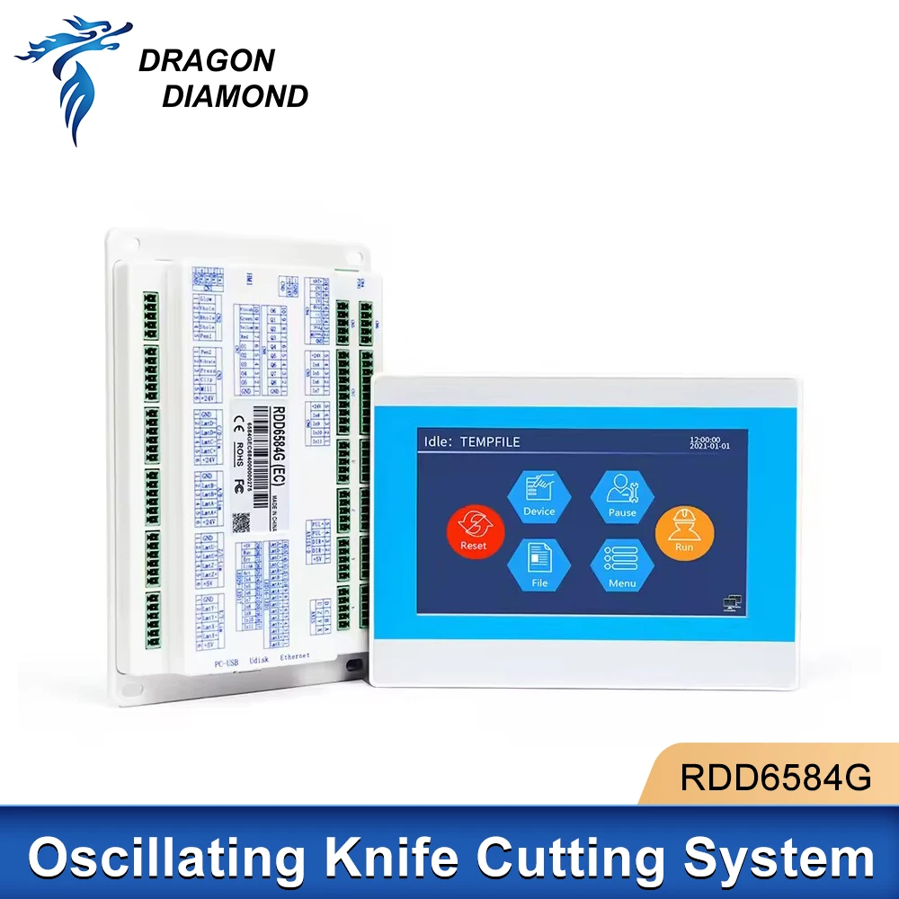Ruida RDD6584G Oscillating Knife Cutting Control System with 7Inch Touch Screen for CNC Vibrating Knife