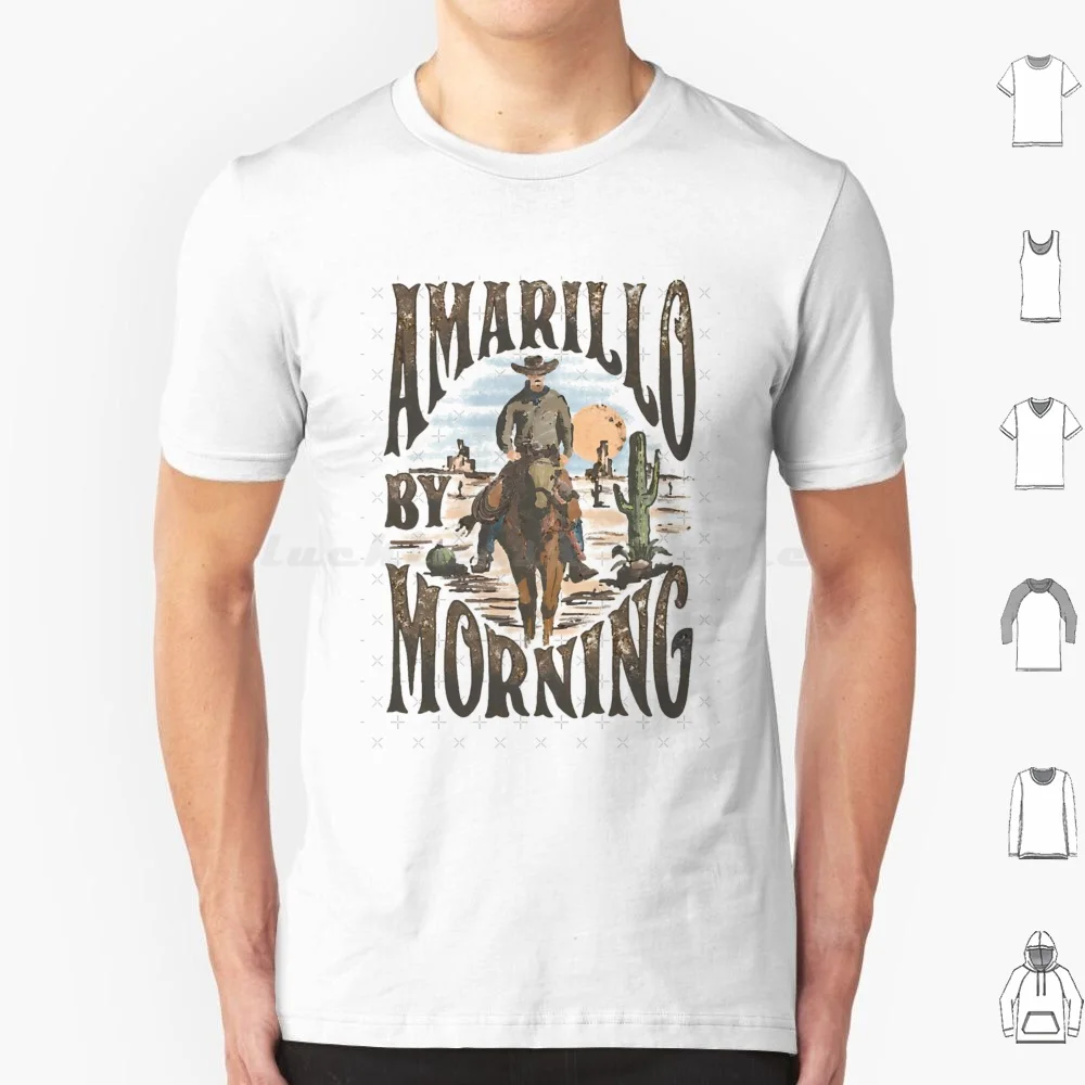 Amarillo By Morning Strait T Shirt 6xl Cotton Cool Tee Guitare Johnny Cash Yeehaw Carrie Underwood Tennessee Tim Thomas Rhett