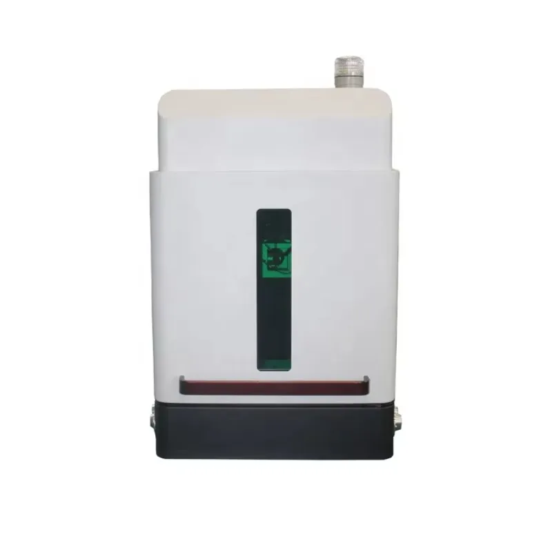 2025High Quality 20w 30w 50w Pendant Jewelry Carbon Steel Engraving Enclosed Fiber Marking Machines With CCD Cyclops