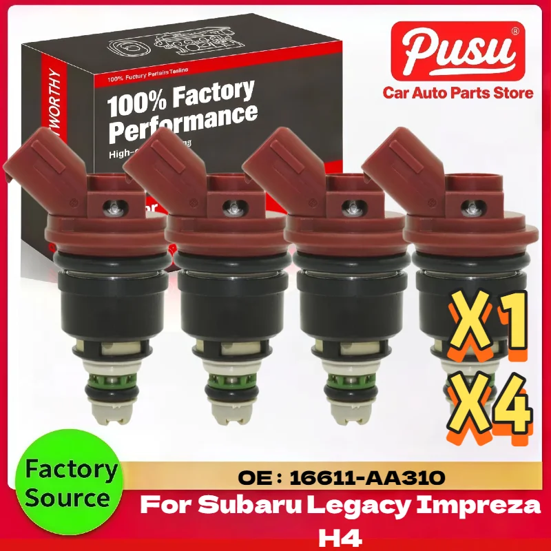 Inyector de Combustible OEM FJ398 16611-AA140 16611-AA310 para Subaru Legacy, para Subaru Impreza H4