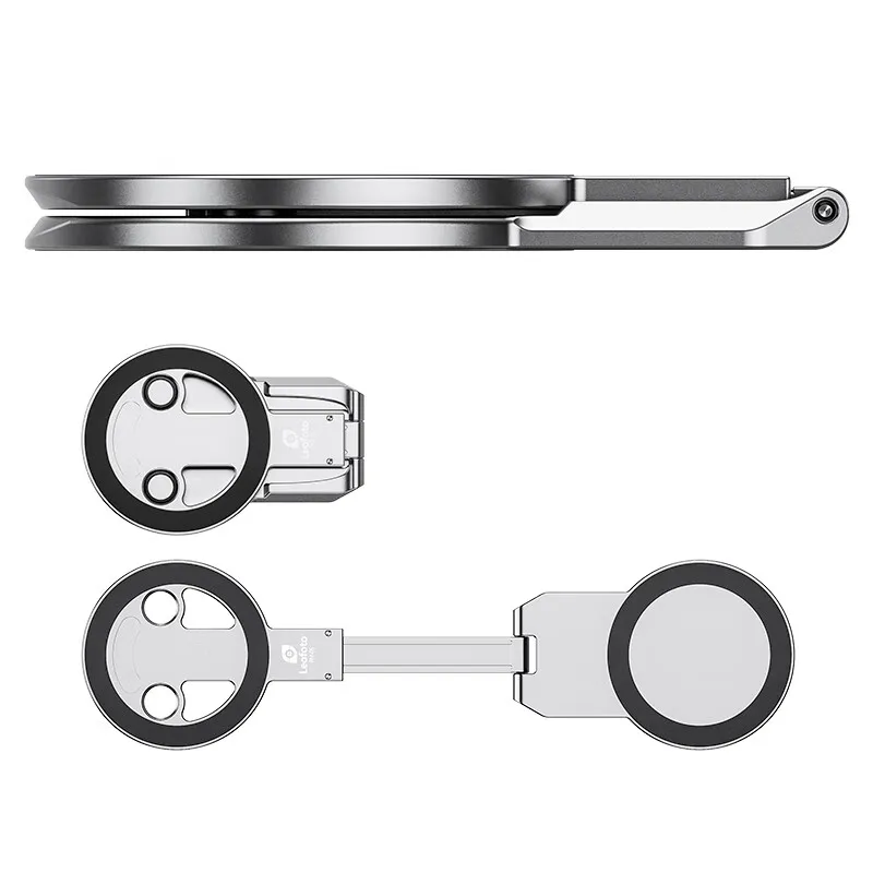 Leofoto PM-05 البث المباشر للتصوير الفوتوغرافي مكتب السيارة جبل MagSafe المغناطيسي جبل معدني قابل للطي متعدد الوظائف دعم يده #6