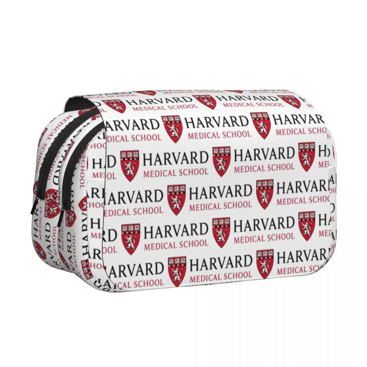 Harvard Medical School Pencil Case Pencil Pouch Hard Shell Leather Large Storage Pen Box Pencil Bag for Boys Girls School