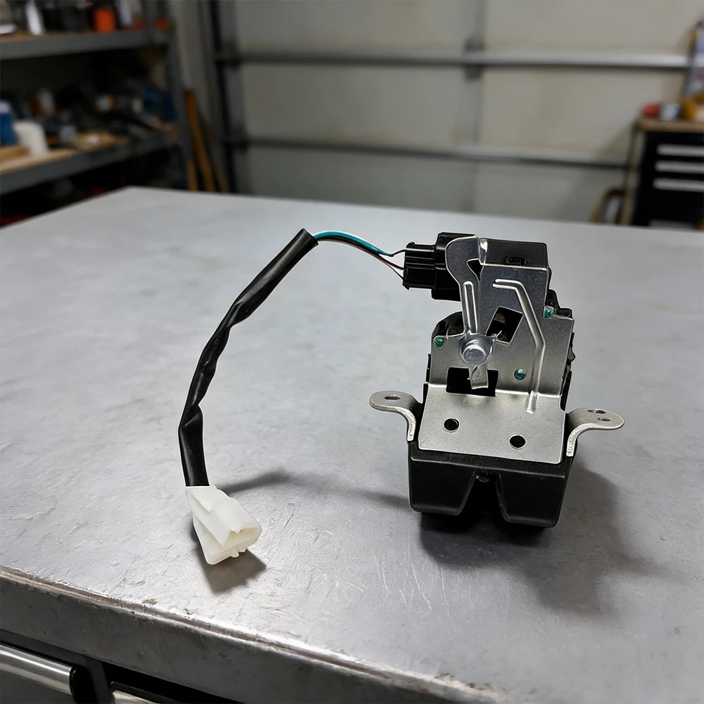 81230-C7000 Part Tailgate Lock Actuator For Trunk Repair As Shown Metal Construction Easy Installation Broken Damage Fix