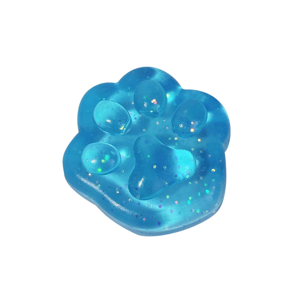 Cat Paw Squeeze Toy, Brinquedo do gato pegajoso, colorido, criativo ventilação e liberação, divertido Relaxante, Trending Venting Toy, Best-Selling