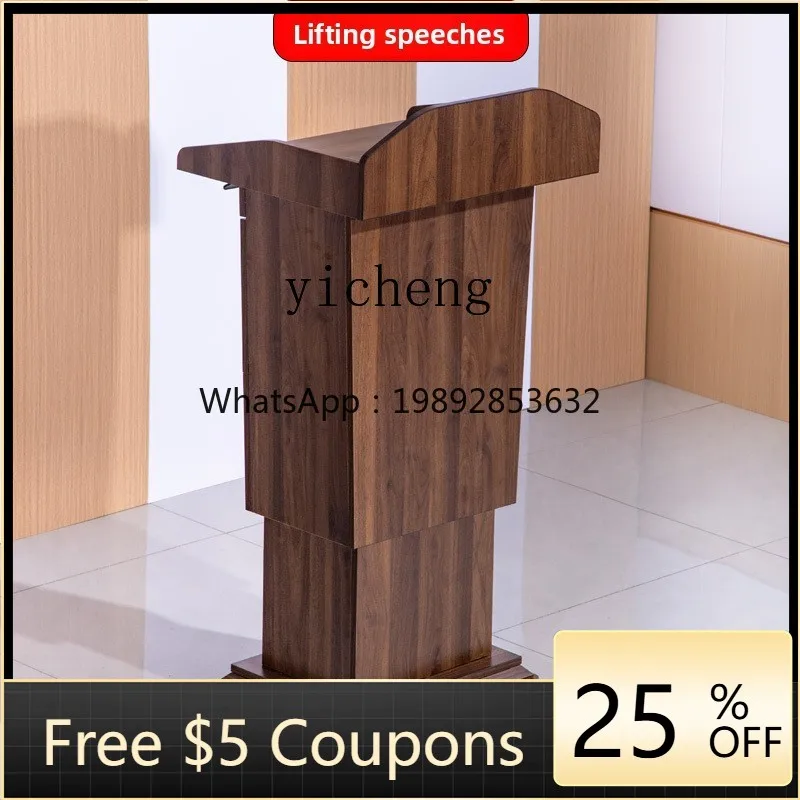 WW  Meeting Room Wheeled Mobile Lift Lecture Stand Lecture Stand Wedding Ceremony
