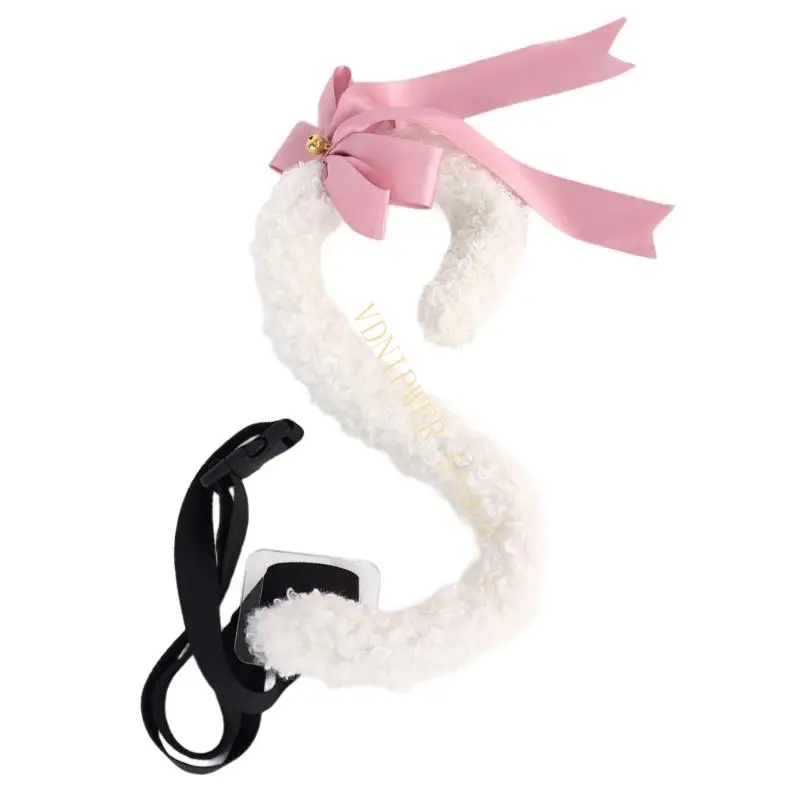 1/1/2PCS mèo clip và đuôi đặt động vật clip foxes/sói/mèo đuôi Halloween trang phục cosplay phụ kiện D08E
