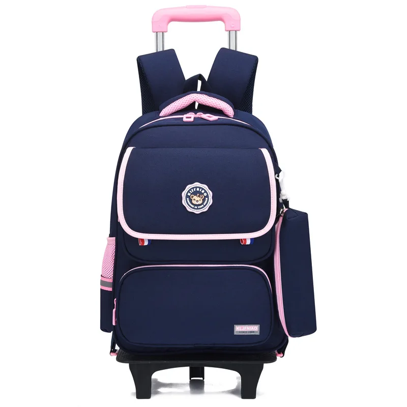 

Trolley School Bags for Girls Backpack Teenager Mochilas Escolares Kids' Luggage Sac A Dos Enfant Orthopedic Mochilas Para Mujer