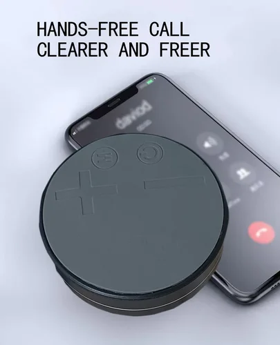 Imagen 2 del producto Altavoz pequeño TWS inalámbrico de escritorio de conducción ósea, altavoz inalámbrico con ventosa, calidad de sonido de alta fidelidad