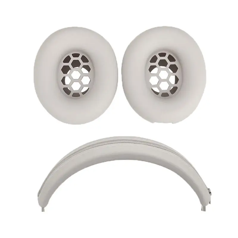 【a43m】kit-de-almofadas-de-ouvido-lr-acessorios-para-headset-beats-studio-pro-capa-protetora-de-silicone-pecas-de-reparo-para
