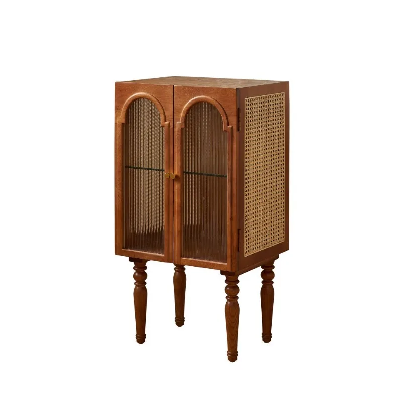 

Roman side , dining next to living room sofa, glass display cabinet,