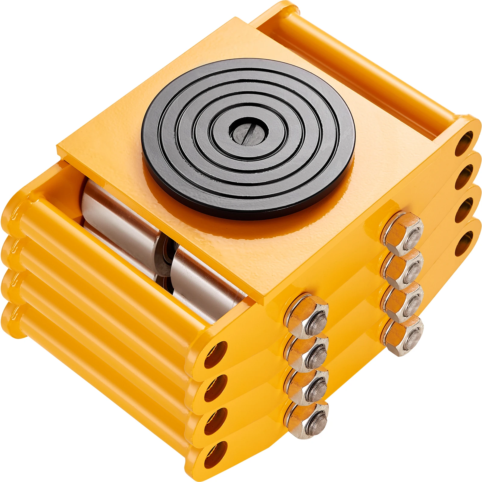 VEVOR 4 adet makine paten Dolly,12T ağır karbon çelik makine hareketli paten & 4 karbon çelik jantlar ve 360 ° rotasyon