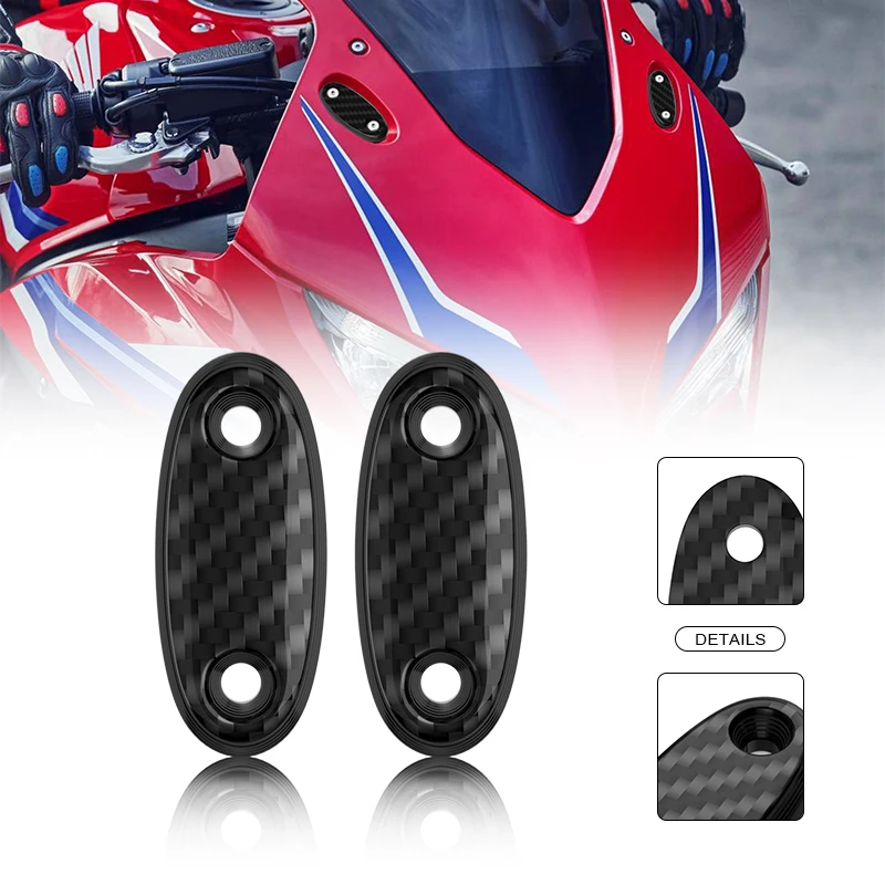 

Motorcycle Windscreen Driven Mirror Protection Cover For CBR650R CBR650F CBR500R CBR300R CBR400R CBR250R Carbon Fiber Mirror