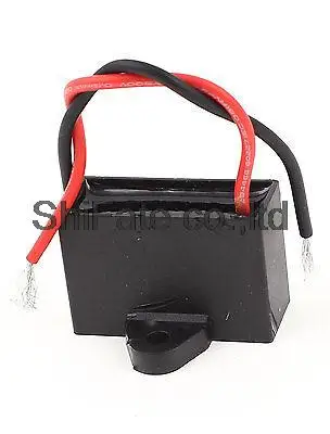 CBB61 2-Wires Polypropylene Film Motor Run Capacitor AC 450V 2uF