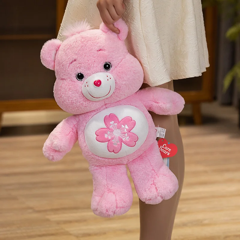 HQ Sakura Care Bears Plush Toy Teddy Bear Stuffed Doll Lovely Anime Bear Peluche Kawaii Rainbow Bear Sofa Cushion Girl Gifts