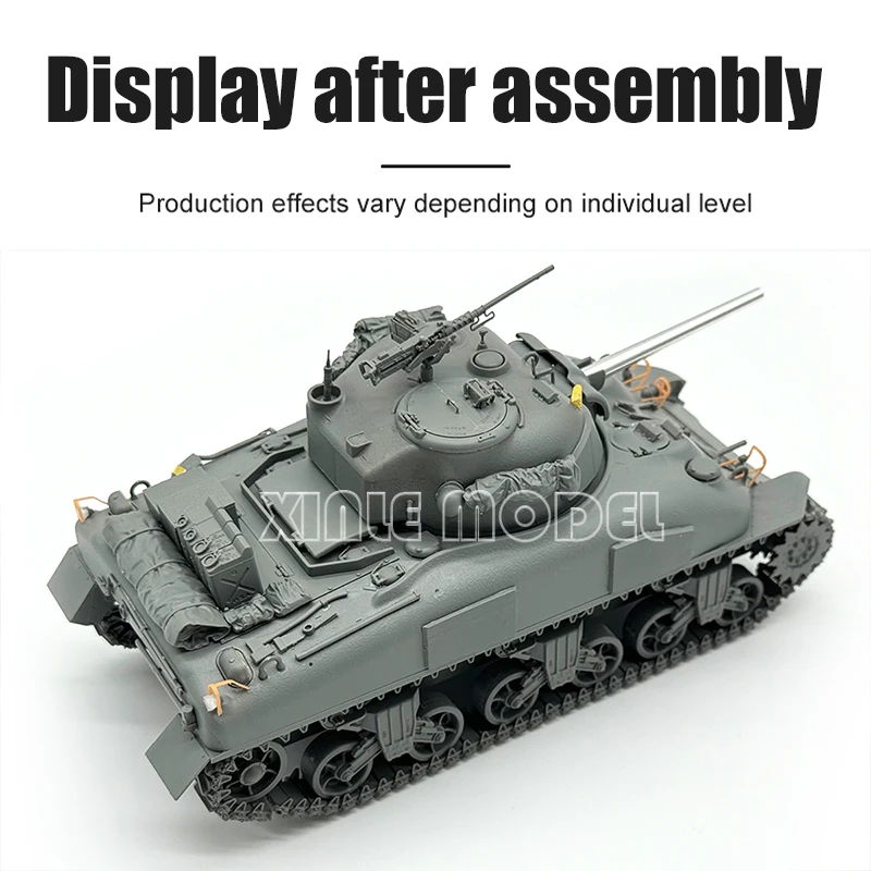 BORDER Kit de modelo de tanque ensamblado de plástico BT-056 Sherman M4A1 finales de 1/35