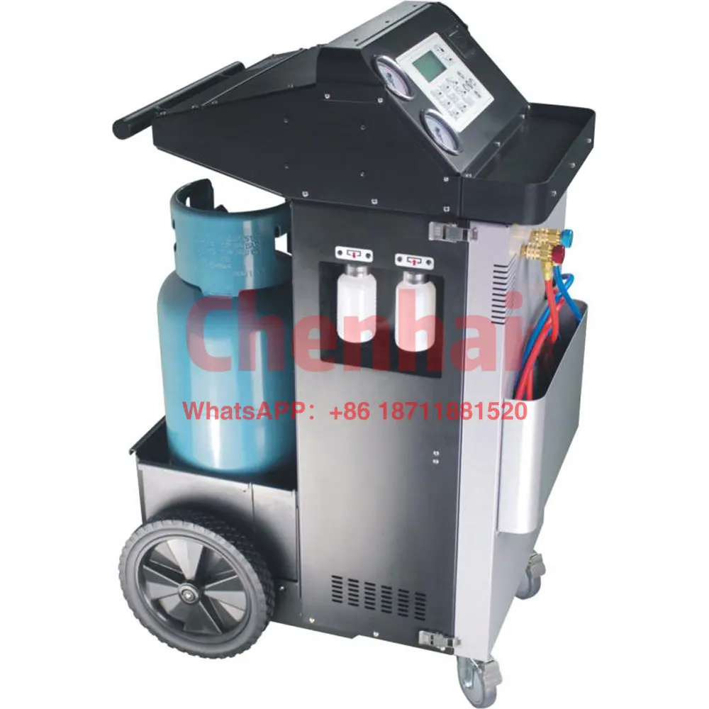 Fully automatic Car ac refrigerant gas r134a   Auto Refrigerant recovery machine YS-AC-2200