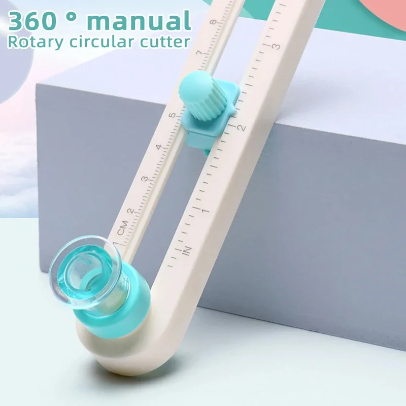 Multi-functional plastic circle cutting machine, craft cutting machine, scrapbook card cutting machine, office supplies image 2