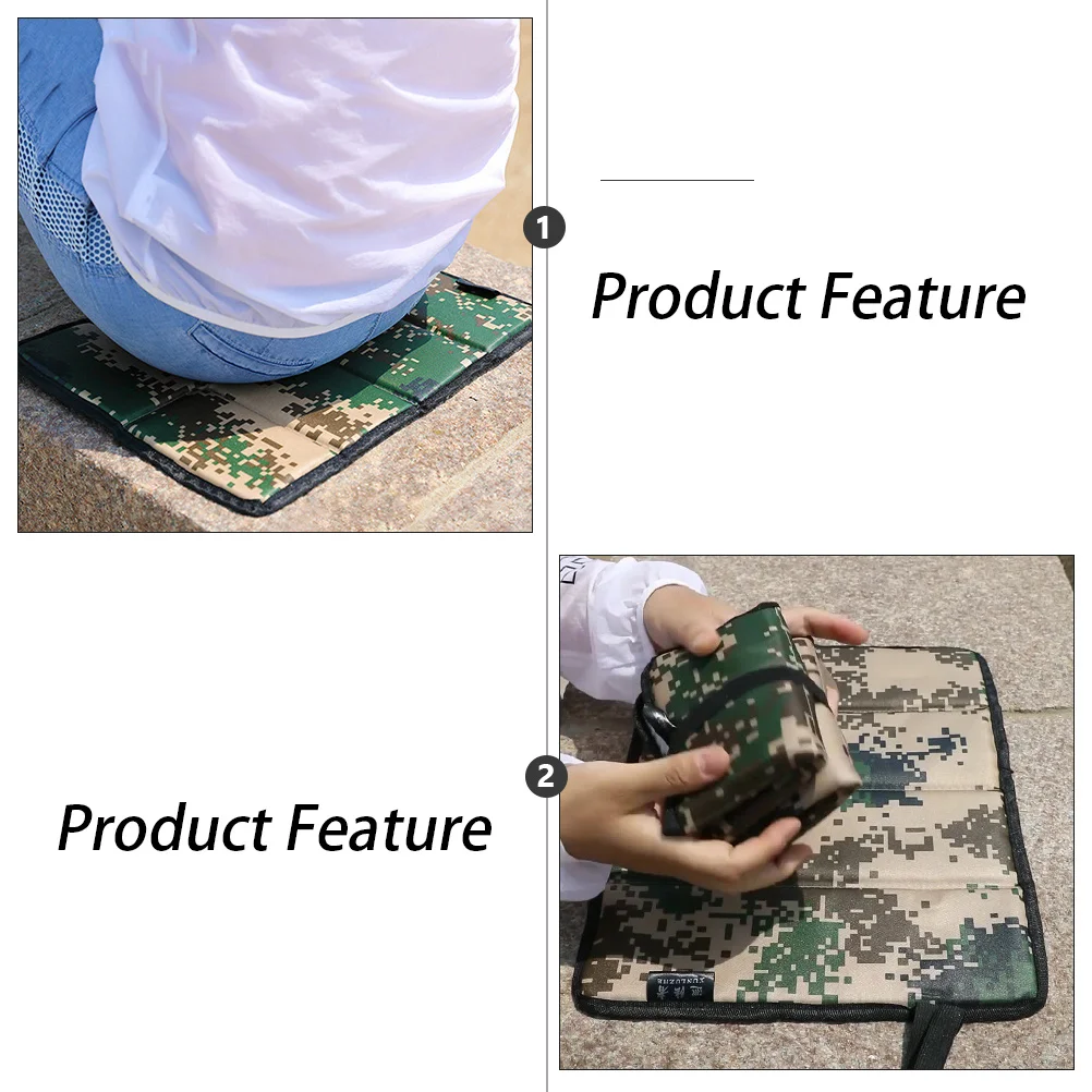 

4 Pcs Folding Foam Sit Mat Waterproof Seat Cushion Camping Pad Outdoor Foldable Sitting
