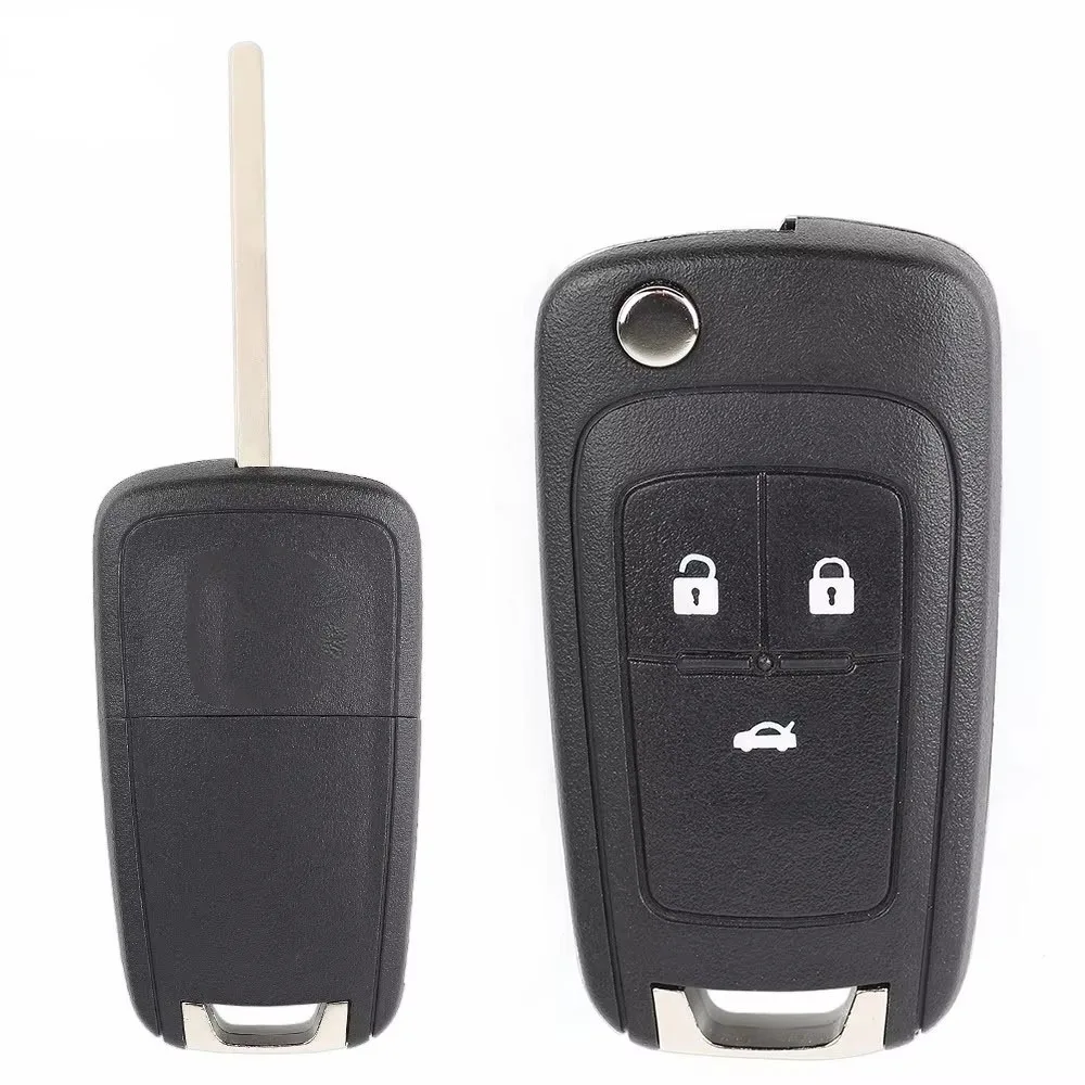 KEYECU Keyless Go Remote For Opel Vauxhall Astra J Zafira C Insignia Mokka Cascada 2009-2016 433MHz ID46 PCF7952E Chip Flip Key