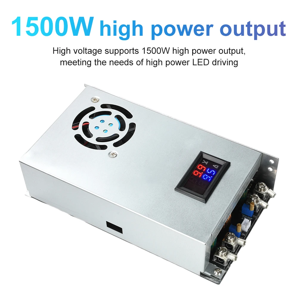 1500W Adjustable Power Supply Module Synchronous Rectification DC-DC Step-down Regulator Constant Voltage Current Buck Converter