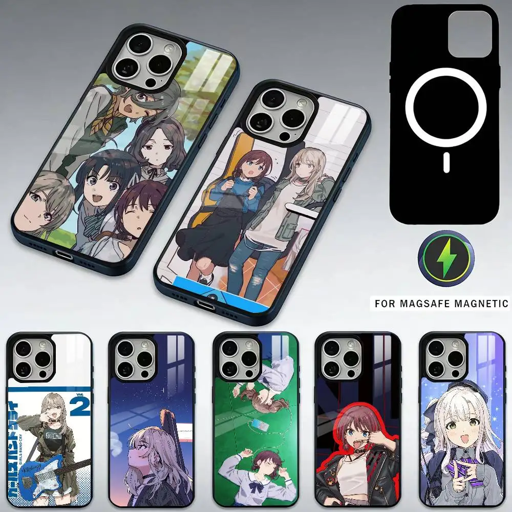 

G-Girl Anime BandS C-Cry Phone Case For iPhone17,16,15,14,13,12,11 Plus,Pro Max Magnetic For Magsafe Wireless Charging