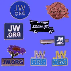 JW.ORG Monogram Metal Badge Originality Lapel Brooch Denim Jacket Backpack Pin Decoration Men Women Fashion Jewelry Gift