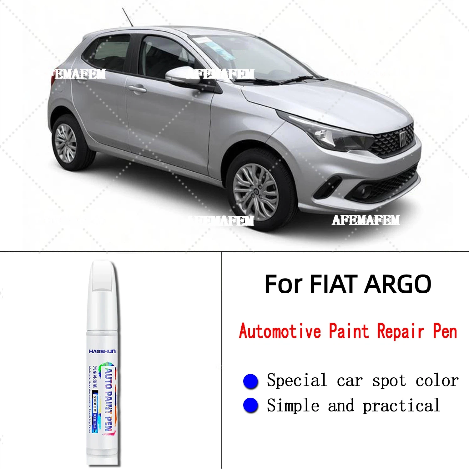 For FIAT ARGO Professional Paint Touch Up Pen Restores Original Factory Paint Finish, Enhances Gloss & New Car Shine Effectively
