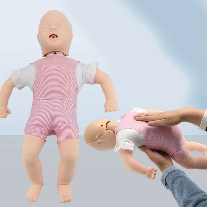 Baby Choking Prevention And Cprs Simulator Infant Airway Blockage Training Manikin Set For Childcares Providers