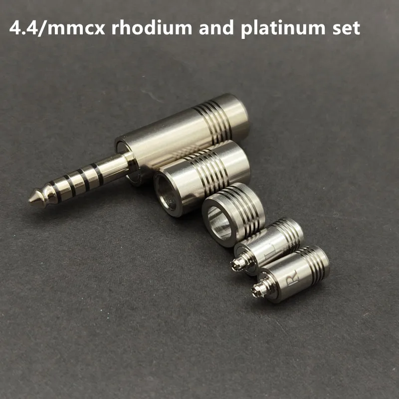 HIFI OCC Rhodium-plated Titanium alloy Platinum Audio Jack Audio Connector 2.5mm/3.5mm/4.4mm  HIFI DIY Stereo Headset Male