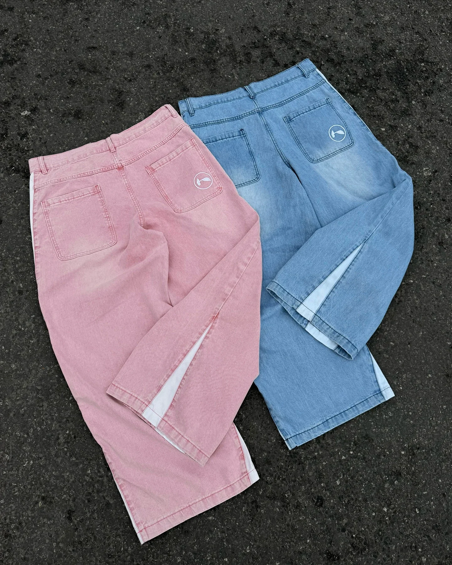 

American Street Fashion Trend Jeans Embroidery Baggy Jeans Women Harajuku Hip Hop Casual High Waist Straight Leg Wide Leg Pants