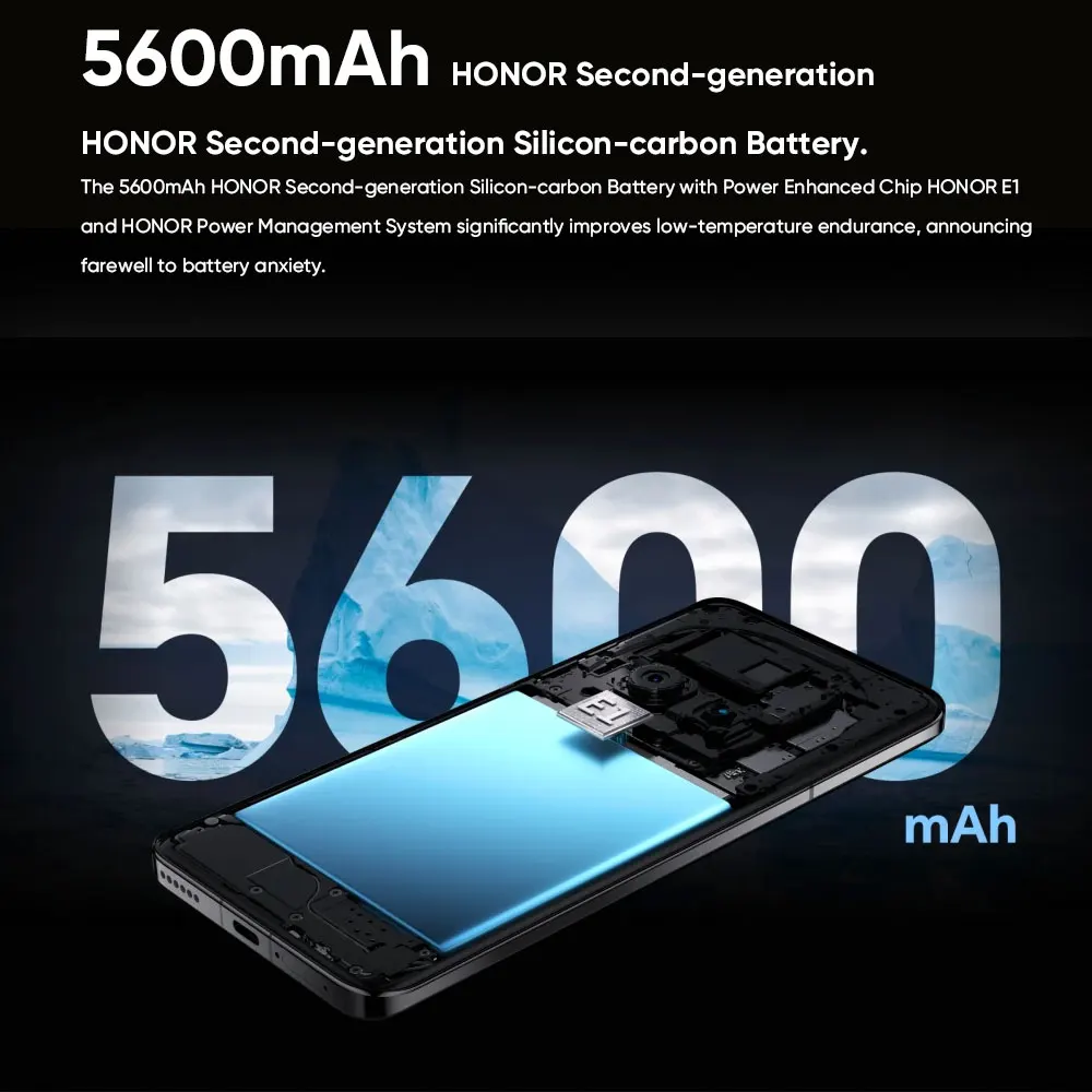 Global Version HONOR Magic6 RSR PORSCHE DESIGN 5G Smartphone 6.8'' 120Hz LTPO OLED Display Supports Max 66W Wireless SuperCharge image 3
