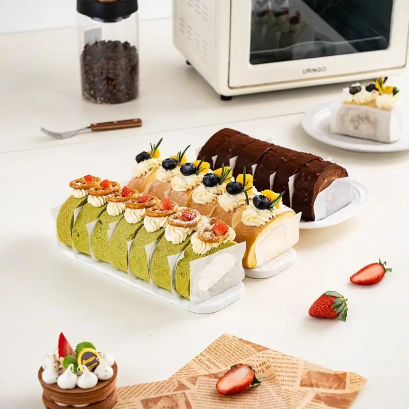 Cake Roll Separator Paper Food Grade Non Stick Oil Proof Easy Peel Disposable Baking Sheet for School Baking Class Use