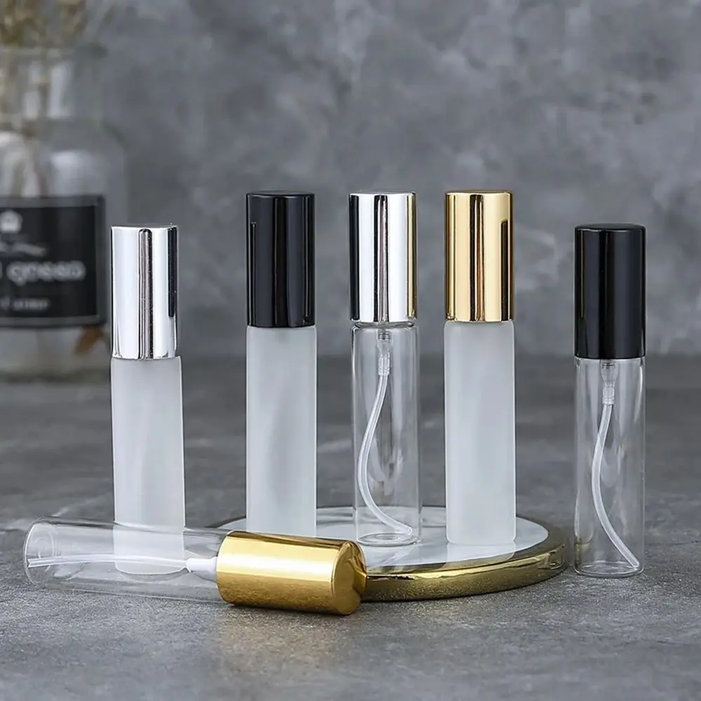 

Cap Sample Vials Hand Soap Transparent Moisturizer Spray Bottle Perfume Atomizer Refillable Glass Bottle Cosmetic Container