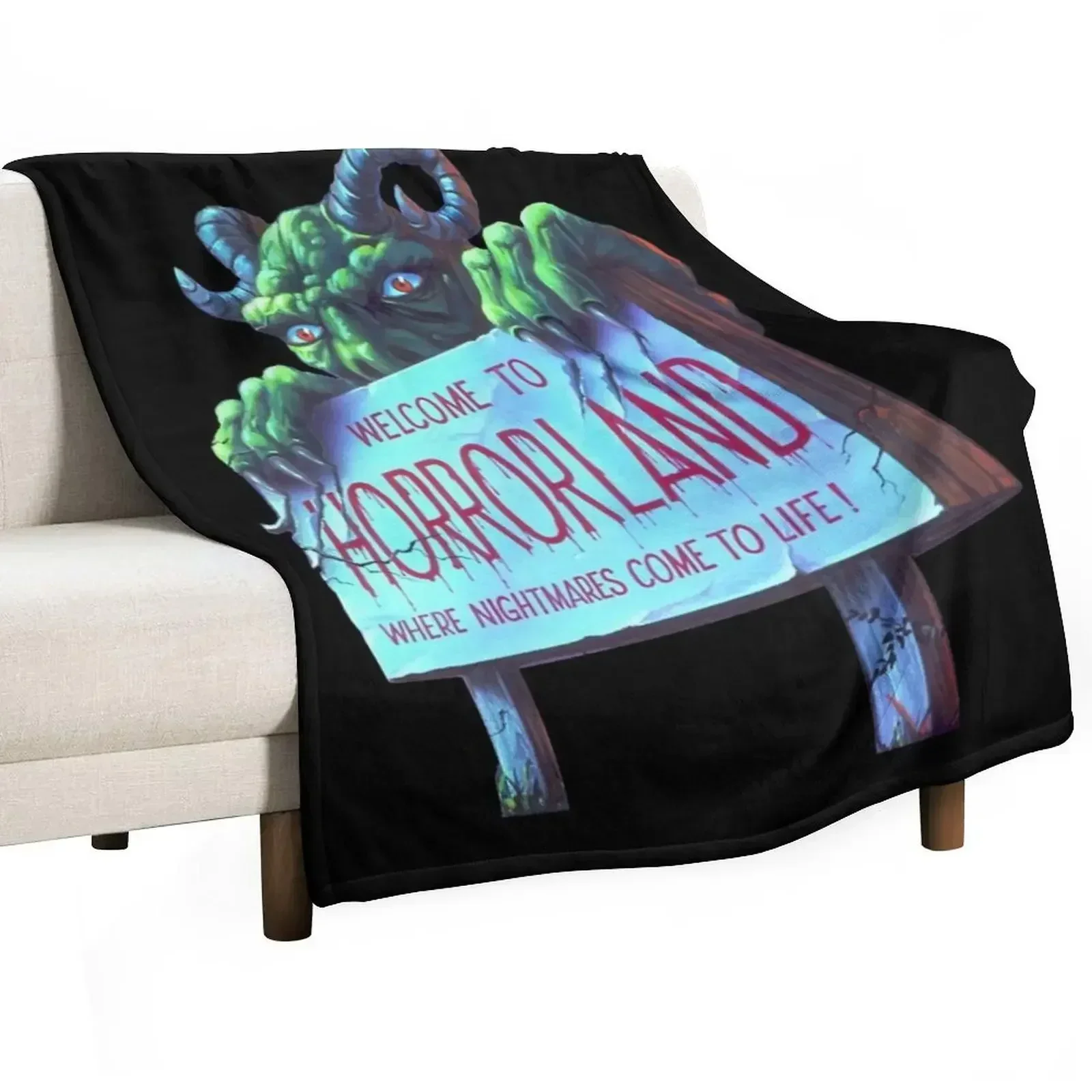 Horrorland Pullover Throw Blanket cosplay anime For Sofa Thin Blankets