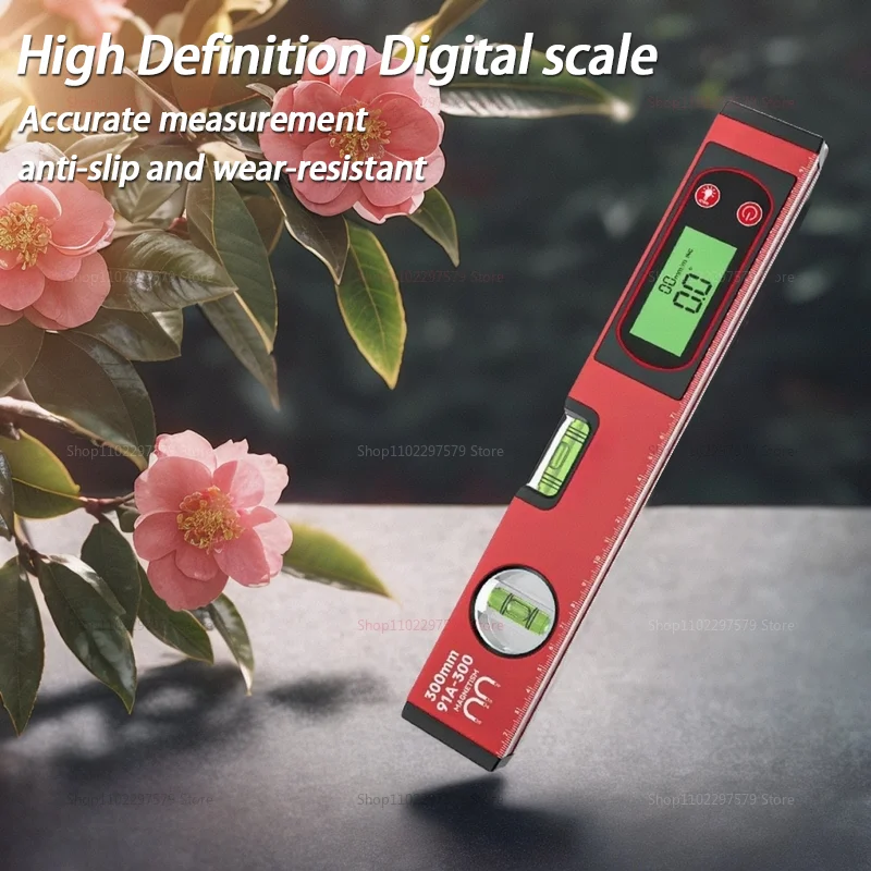 Digital Protractor Angle Finder Inclinometer Spirit level Bubble Magnetic Electric Level Electronic Inclinometer Ruler with LED