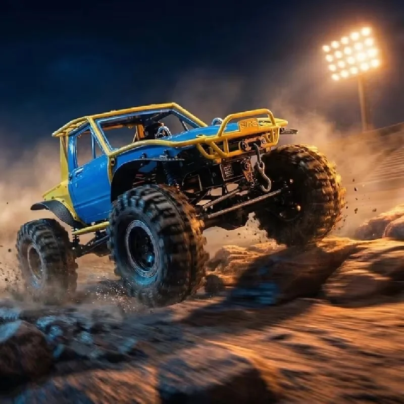 

D1rc Rainforest Fighter Rc Rock Crawler Electric Titanium Alloy Tube Frame Chassis Rcrfc Competition Off-Road Vehicle Model Gift